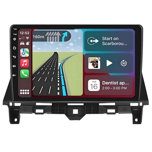 for Honda Accord Radio Upgrade 2008-2013: 10.2 Inch Touchscreen Car Stereo with Wireless CarPlay Android Auto - 4G+32G GPS Navigation Head Unit with Bluetooth WiFi