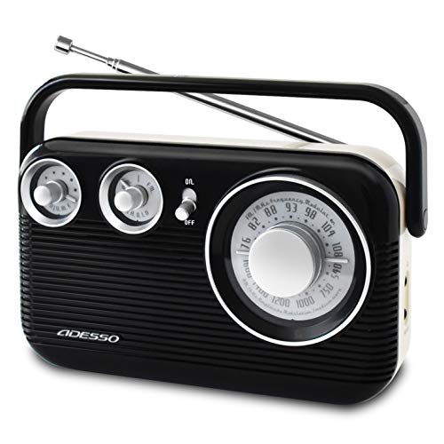 BUSH レトロラジオ AM/FM BUSH レトロラジオ AM/FM Amazon.co.jp: ADESSO(アデッソ