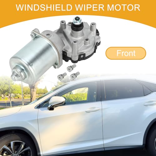 Partuto Windshield Wiper Motor No.3810065J00/76505TE0A02 Car Front Windscreen Wiper Motor Replacement for Lexus RX350 RX450H 10-15 for Toyota Prius 10-14 for Mazda CX-9 07-15 5 Pin by Partuto - Image 2
