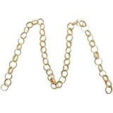 78.75 inch Long Bamboo Chain, Natural Material, Bamboo Woven Bamboo Ring Decoration 1 Piece