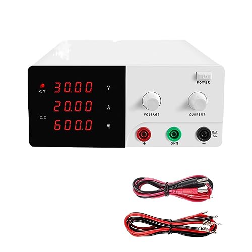 Fuente de alimentación CC ajustable 30V 20A con protección múltiple 2