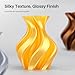 ELEGOO Silk PLA Filament 1.75mm Shiny Gold 1KG, 3D Printer Filament Dimensional Accuracy +/- 0.02mm, 1kg Plastic Spool(2.2lbs) 3D Printing Filament Fits for Most FDM 3D Printers