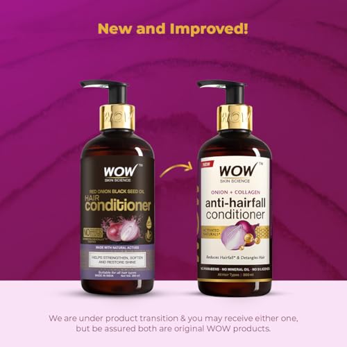 WOW Skin Science Onion Red Seed Oil Conditioner 300 Millilitres