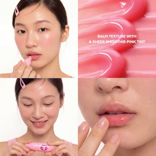 Image of TONYMOLY Mini Fruit Lip Balm Set with Sheer Tint, Shea Butter and Vitamin E
