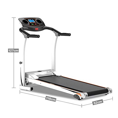 Image of Treadmill,Foldable Steel Frame Walking Treadmill Adjustable Incline Fitness Exercise Running Machines for Home Gym,Space Saving Do Not Need Assembly