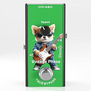 Phaser Guitar Pedal Vintage Phase Electric Guitar Effects Pedal DC 9V True Bypass - Les Beatles, Paul McCartney, John Lennon, RIngo Starr, George Harrison