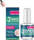 3-Tage-Nagelpflege, Nagelöl mit Keratin-Aminosäure-Formel, 3-Tage-Keratin-Wachstums- und Stärkungskur für schwache und brüchige Nägel