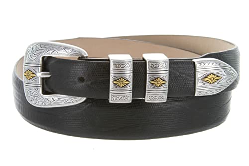 S5771-2_Genuine Full-Grain Cowhide Leather Dress Belt, 1-1/8