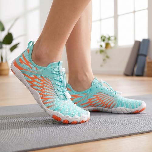Image of Hike Barefoot Shoes Women Men Non-Slip Healthy Breathable Fashion Trail Running Womens Mens Wide Toe Zero Drop Water Shoe