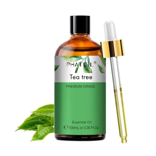 Tea Tree Oil, Olio Essenziale di Tea Tree Puro Naturale 100 ml, Oli Essenziali Albero del Tè per Diffusori Aromaterapia Umidificatori Candele