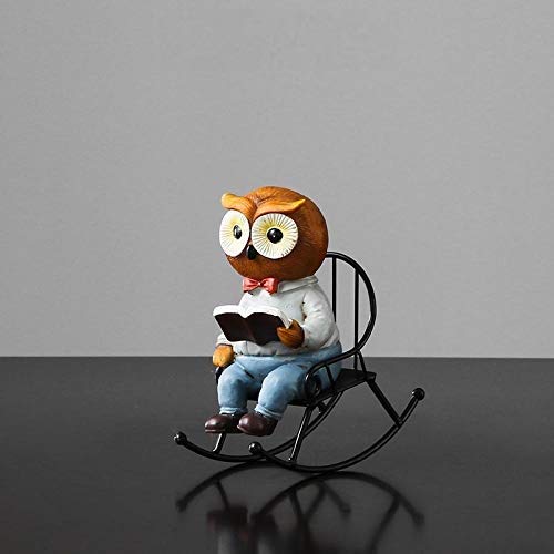Ornements de hibou rétro Kelieqa pour sublimer votre mobilier de bureau et salon