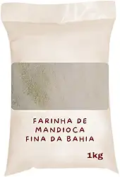 Farinha de Mandioca Fina da Bahia, Premium, Embalagem 1kg
