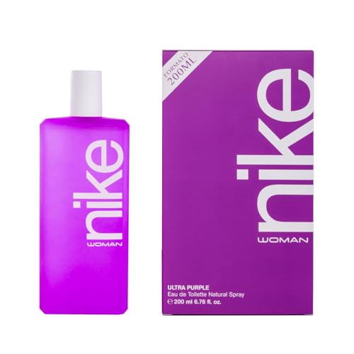 NIKE - Ultra Purple 200 ml, Eau de Cologne pour femme, Parfum en vaporisateur, Eau de Toilette naturelle et féminine, Parfum floral fruité, Frais, Envoûtant et Longue Tenue