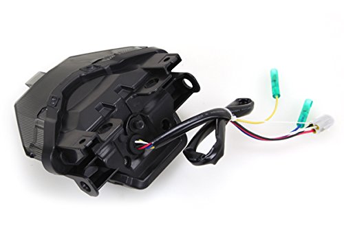 Integrated Sequential Led Tail Lights Smoke Lens For 2015-2017 Yamaha Fz-07 And 2015-2023 Yzf R3 #TOP3