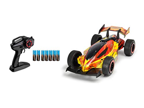 Dickie Toys RC Nitro League mit Fernsteuerung, RC Auto, ferngesteuertes Fahrzeug mit Turbofunktion, Gun Controller, 15… – Bild 3