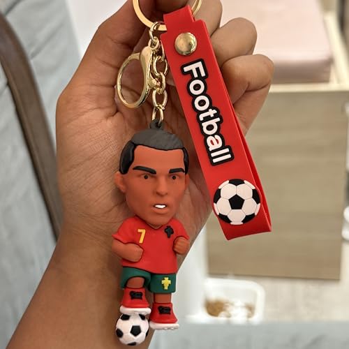 Image of Cute Cartoon Character Silicone 3D Key Chain with Strap Charm & Metal Hook, Merchandise Key Rings Gift for Kids Girls Boys Men & Women