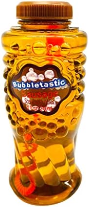 Sausage Scented Bubbles for Dogs – 8 oz Bottle – Bubble Dog Treats! 100% Non Toxic