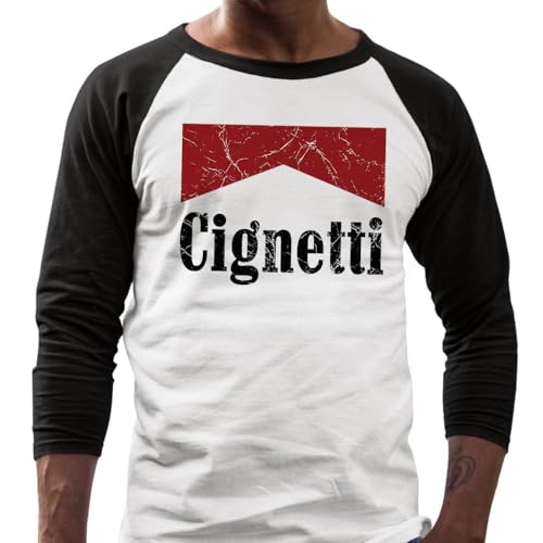Camiseta de béisbol con manga raglán tres cuartos Cignetti unisex miniatura 2