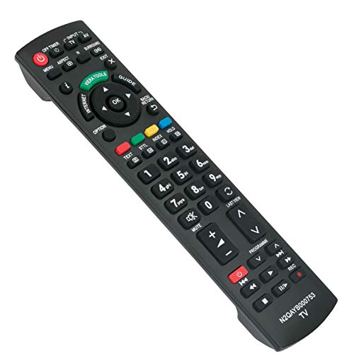 VINABTY N2QAYB000753 Remote Control Replaced for Panasonic TX-L32E5Y TX-L37E5B TX-L37E5E TX-L37E5Y TX-L42E5B TX-L42E5E TX-L42E5Y TX-L42EW5 TX-L47E5B TX-L37EW5 TX-L47E5E TX-L47E5Y TX-LR42E5 TX-L47EW5 - Image 3