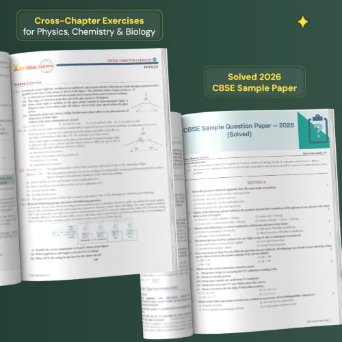 Image of Xam idea Science Class 10 - (CBSE 2026-27) | Mind Maps | Solved NCERT | Solved PYQs | MCQs, A-R, Case-based, VSA, SA, LA Questions | Solved 2026 CBSE Exam & Sample Papers | Practice Papers