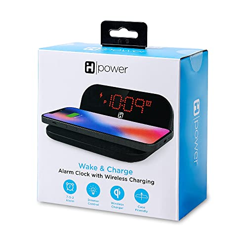 Ihome Digital Alarm Clock With Wireless Charging, Iphone Charger And Samsung Charger With Programmable Snooze, Dimmable Display, And Battery Backup #TOP5