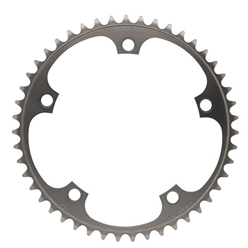 Plateau Shimano Dura-Ace Track FC-7710 en argent pour pignon fixe de précision