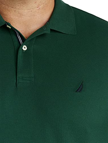 Nautica Men's Big-Tall Classic Fit Short Sleeve Solid Performance Deck Polo Shirt Shirt, Tidal Green, 2XLT Tall - image 2