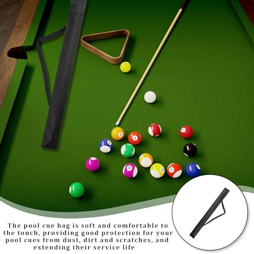 AONAYO Tragbare Billardqueue-Tasche im Rucksack-Stil für Snooker, schwarze Acht