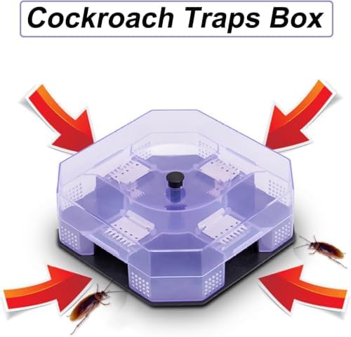 2PCS Cockroach Traps Box Physical Catcher Reusable Cockroach Trap(No Bait) - 1