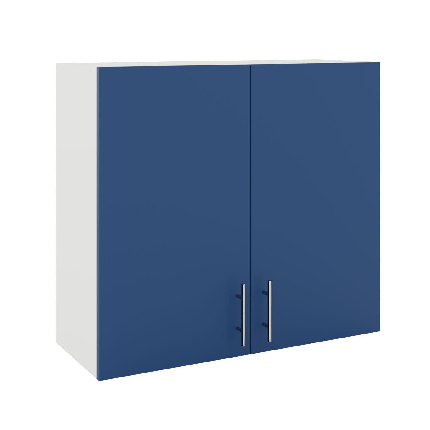JD Greta 800mm Kitchen Wall Cabinet with Door โ Wall Unit โ Navy Matt โ Modern Storage Cupboard