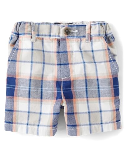 The Children's Place,and Toddler Patterned Chino Shorts,6-9 Months