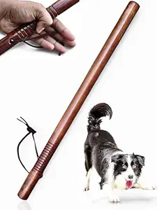 Vespearl Morning Wooden Walking Stick (24 Inch) Walking Stick for Dog Protection and Your Safety Stick (Walnut)
