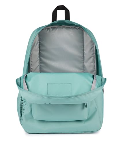 Image of JanSport Cross Town Backpack - Simple Bag for Everyone with 1 Main Compartment, Front Utility Pocket - Premium Class Accessories - Faded Sage