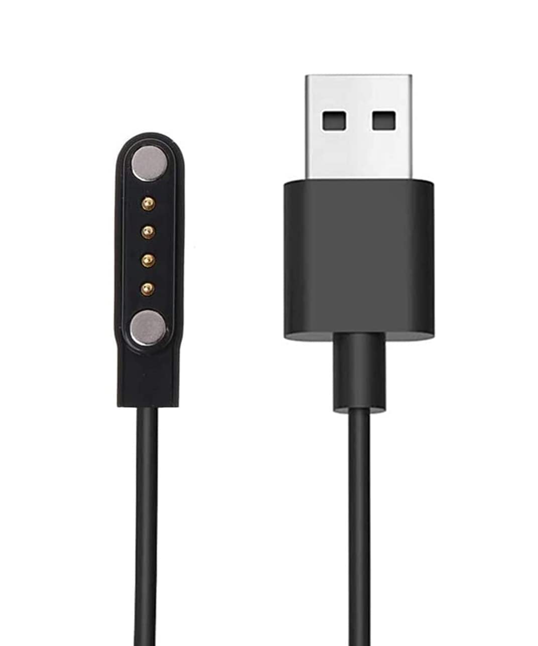 REDWIND Replacement 4pin Magnetic Charger Cable for Smart Watch, Universal Smart Warch Magnetic Suction Cable Cord Compatible With 7.62mm Smart Watch, Fitness Tracker And Smart glasses(35cm Black) (B0DHLLG27Y) Amazon Price History, Amazon Price Tracker