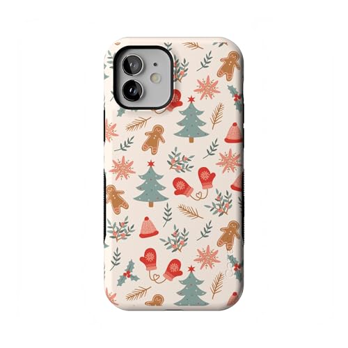 Casely iPhone 12/12 Pro Case | Sugar and Spice | Holiday Cookie | Compatible with MagSafe | Bold Protective Case Design