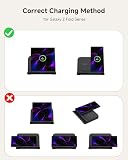 Ładowarka Bezprzewodowa do Samsung Z Fold 7/6/5/Pixel 9 Pro Fold, Stacja Ładowania Bezprzewodowego 3w1 do Samsung Galaxy Z Fold, Galaxy Watch 8 oraz Galaxy Buds, SwanScout 705S (bez adaptera)