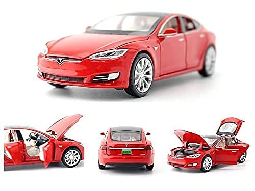 Image of Alloy Car Model Diecasts Metal Toy with Sound /Light /Pull-Back Off-Road Vehicles Car Model Collection Kids Toys Gift Multicolor Pack of 1 (1: 32 Model S)