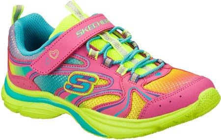 Skechers Kids 80428L Lite Kicks - Rainbow Sprite Athletic Sneaker (Little Kid)