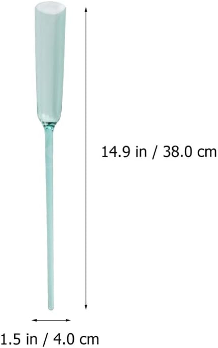 Hemoton Acrylic Flute Set - Unbreakable Flutes, Baseless Wine Glass With Holder, Whiskey Tumbler, Cocktail Drinking Cup for Party Wedding, 175ML