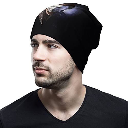 Michael Horror Myers Beanies Hat Unisex Cuffed Soft Stretch Cap For Women Men 3D Printed Skull Cap #TOP5