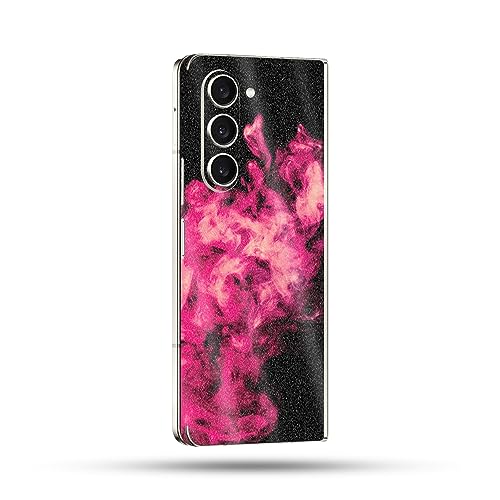 Image of MightySkins Glossy Glitter Skin Compatible with Samsung Galaxy Z Fold 5 Full Wrap - Magenta Smoke | Protective, Durable High-Gloss Glitter Finish | Easy to Apply & Change Styles | Made in The USA