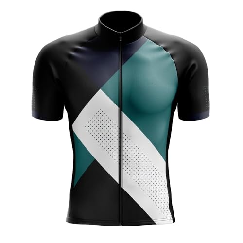 Ropa Ciclismo Verano Hombre Manga Corta Maillot Bici Hombre MTB Camiseta Maillot Ciclismo para Bicicleta Montaña Hombre