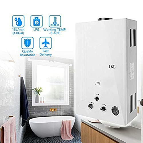 Tengchang 18L Lpg Propane Gas Hot Water Heater Tankless Instant Boiler Digital Display With Shower #TOP1