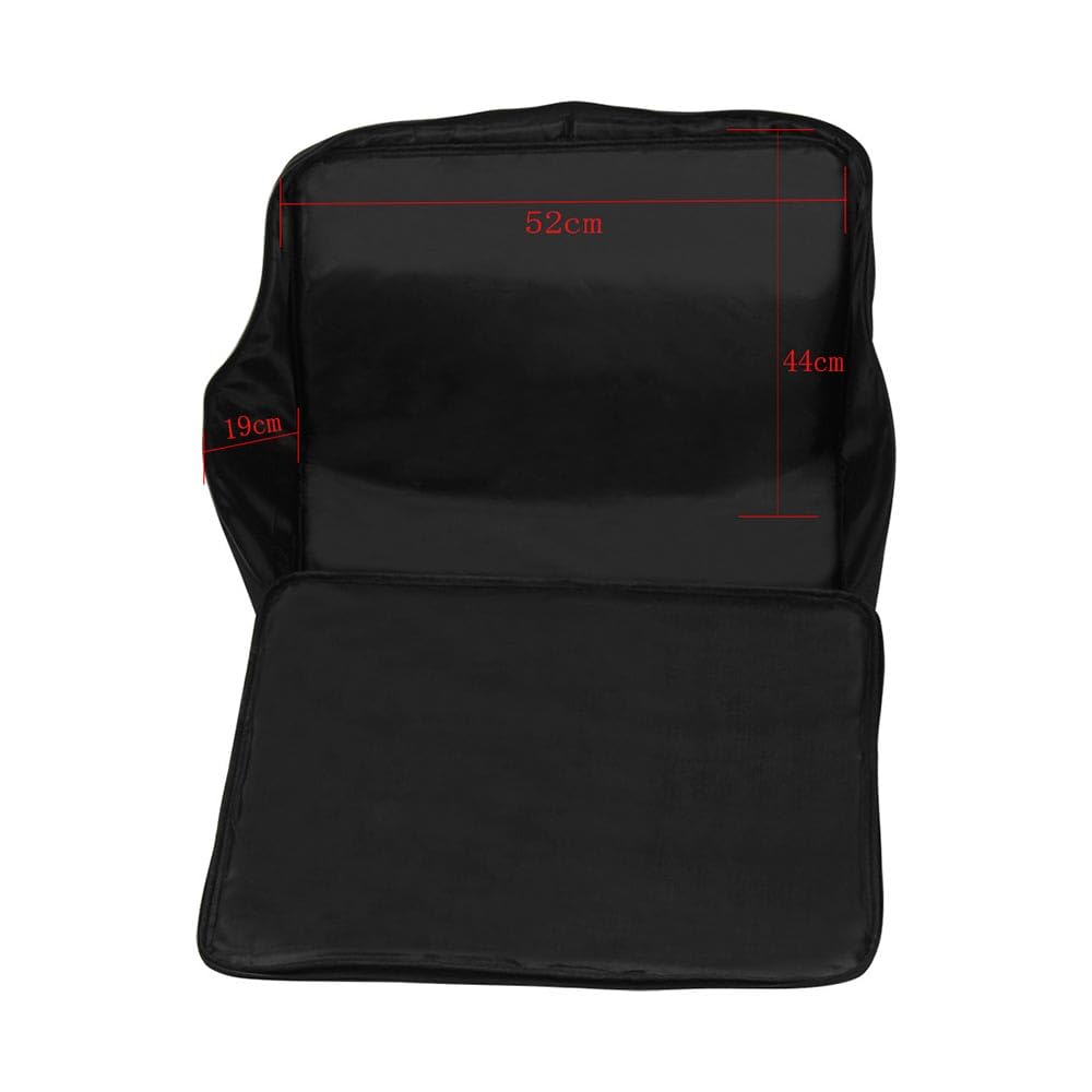 Etui na akordeon, akordeon Gig Bag pokrowiec akordeon wyściełana wodoodporna tkanina Oxford akcesoria akordeon miękki futerał czarna torba do przechowywania instrumentów