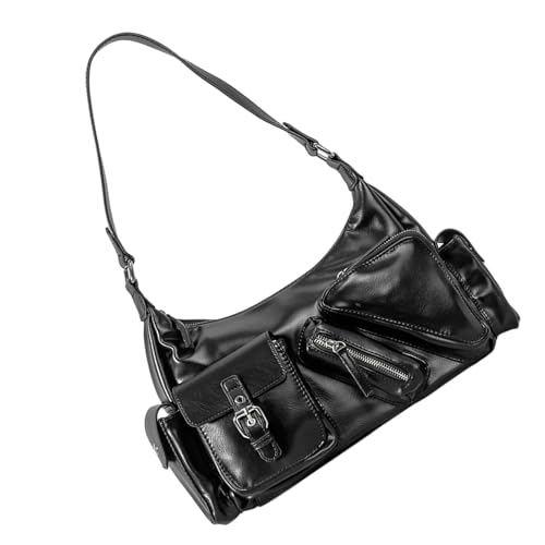 Sac à bandoulière en cuir PU souple haut de gamme avec finition poignée