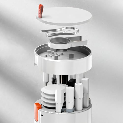 Kit de Limpeza 20 em 1 para Teclados, PC e Fones! Inclui Removedor de Teclas, Borrifador, Placa de L