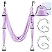Gonex Amaca Yoga Antigravity, Aerial Yoga Hammock Altalena Yoga Trapezio Aereo per Pilates Ginnastica Fitness Palestra, Yoga Swing Set Anti-gravità con Cinghie di Prolunga & Borsa da Trasporto