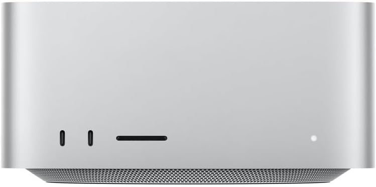 2022 Apple Mac Studio (Czip Apple M1 Max avec CPU 10 cœurs et GPU 24 cœurs, 32GB RAM, 512 Go de SSD) - Argent
