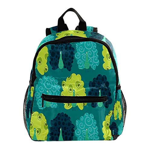 Sac à dos pour garçons et filles rose à motif cœurs dessinés à la main 30,5 cm