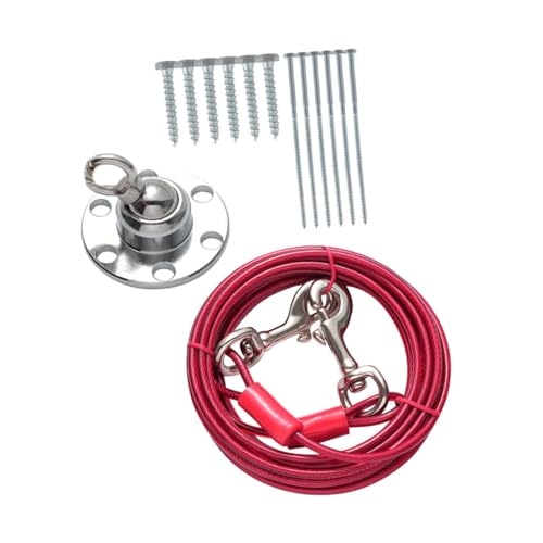 Parliky Rotating Stainless Steel Dog Stake with Swivel Base Large Dog Anchor for Secure Outdoor Tie-Out Portable Ground Spike for Camping and Training Heavy Duty Fixing Pile